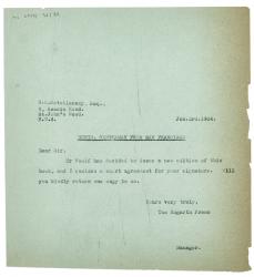 Image of typescript letter from The Hogarth Press to Samuel Solomonovich Koteliansky (03/01/1934) page 1 of 1