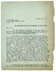 Image of typescript letter from Leonard Woolf to William Aspenwall Bradley  (05/03/1934)  page 1 of 2