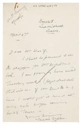 image of handwritten letter from Trekkie Brooker to Leonard Woolf (03/04/1931) page 1 of 1