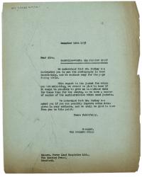 Image of typescript letter from The Hogarth Press to Percy Lund Humphries Ltd (16/12/1937) page 1 of 1