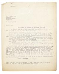 Image of typescript letter from Leonard Woolf to R. & R. Clark Ltd. (26/08/1926) page 1 of 1