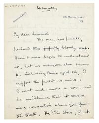 Image of handwritten letter from Vita Sackville-West to Leonard Woolf (15/09/1926)  page 1 of 2
