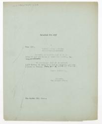 Image of typescript letter from The Hogarth Press to The Garden City Press (05/11/1937) page 1 of 1