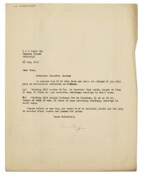 Image of typescript letter from Leonard Woolf to R. & R. Clark Ltd (25/05/1932) page 1 of 1