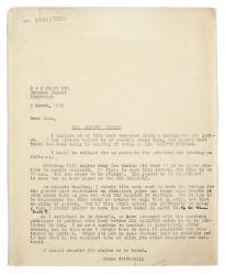 Image of typescript letter from Leonard Woolf to  R. & R. Clark (03/03/1925) page 1 of 1