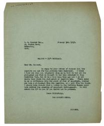 Image of typescript letter from The Hogarth Press to W. H. Hammond (03/01/1935) page 1 of 1