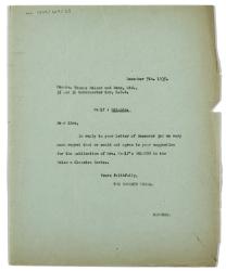 Image of typescript letter from The Hogarth Press to Thomas Nelson & Sons Ltd (05/12/1935) page 1 of 1