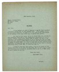 Image of typescript letter from The Hogarth Press to Harcourt, Brace and Company (21/12/1936) page 1 of 1