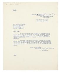 Image of typescript letter from Harcourt, Brace and Company to The Hogarth Press (09/02/1944) page 1 of 1