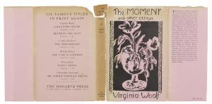 Image of dust jacket of "The Moment and Other Essays"