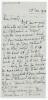 Image of handwritten letter from Norman Leys to Leonard Woolf (02/11/1925) page 1 of 5 
