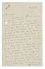 Image of handwritten letter from Harold Nicolson to Leonard Woolf (16/10/1924) page 1 of 1