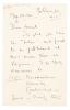Image of handwritten letter from Hugh Walpole to The Hogarth Press (23/05/1932) page 1 of 2