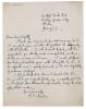 Image of handwritten letter from Kathleen Innes to Leonard Woolf (04/01/1926) page 1 of 1