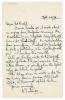 Image of handwritten letter from Kathleen Innes to Leonard Woolf (28/09/1936)  page 1 of 1