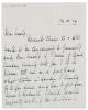 Image of handwritten letter from Norman Leys to Leonard Woolf (16/08/1924) page 1 of 2