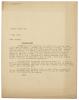 Image of typescript letter from Leonard Woolf to William Plomer (06/05/1931) page 1 of 1