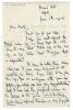 Image of handwritten letter from Edward Thompson to Leonard Woolf (05/06/1926) page 1 of 3