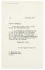 Image of typescript letter from Aline Burch to F. Burchell (18/05/1950) page 1 of 1