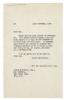 Image of typescript letter from Aline Burch to Bow Library (22/11/1954)  page 1 of 1