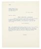 Image of typescript letter from The Hogarth Press to Donald Brace (05/06/1940) page 1 of 1 