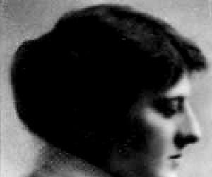 Black and White Photograph of Mary Webb